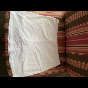 Athleta L white tennis skort w/pocket